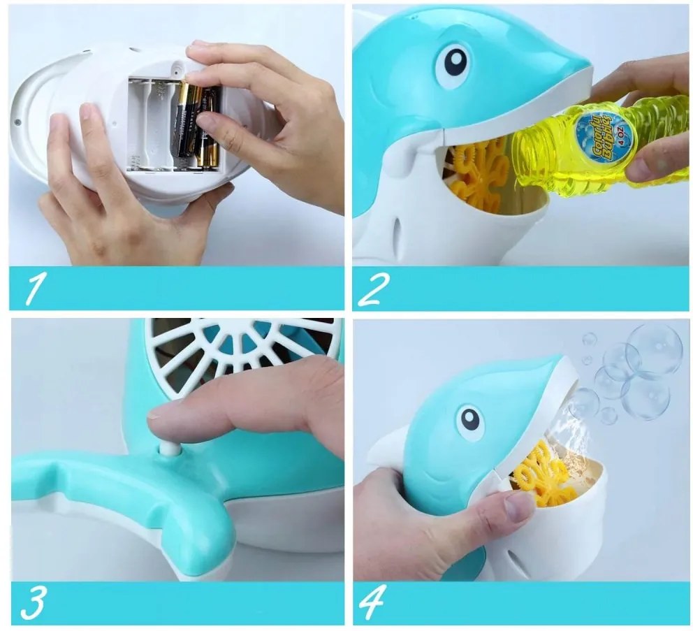Gyerek buborékfújó Happy Dolphin