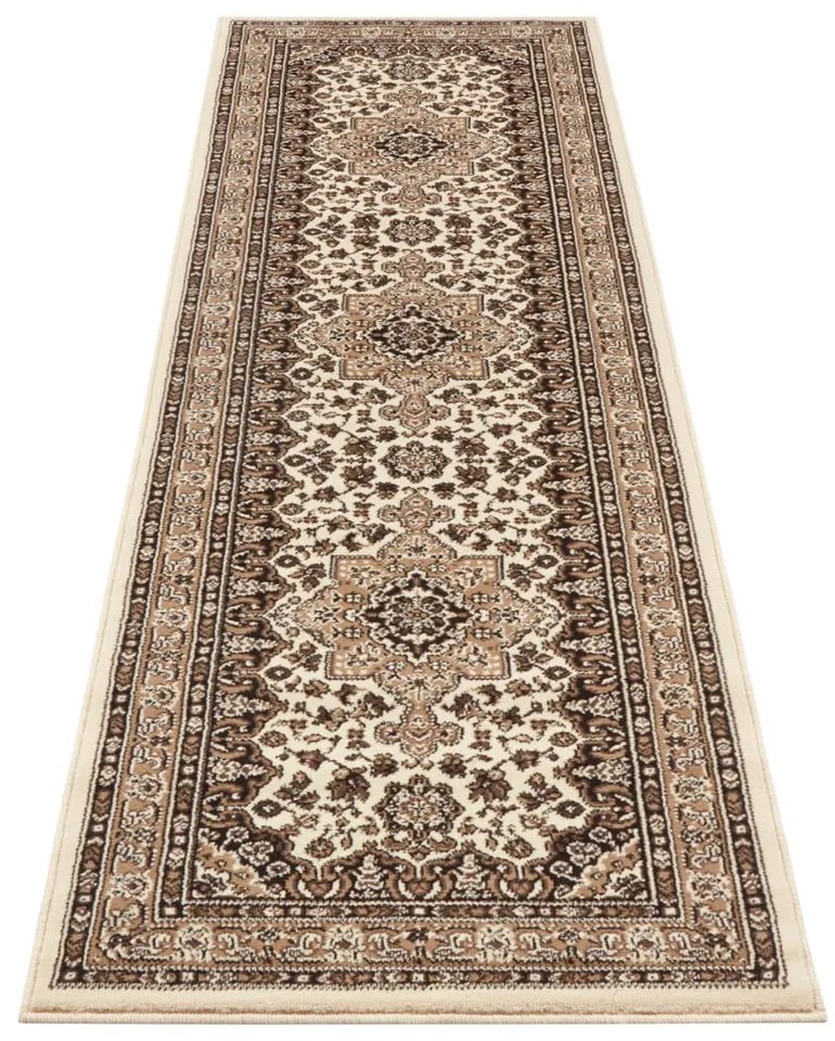 Parun Tabriz bézs futószőnyeg, 80 x 250 cm - Nouristan