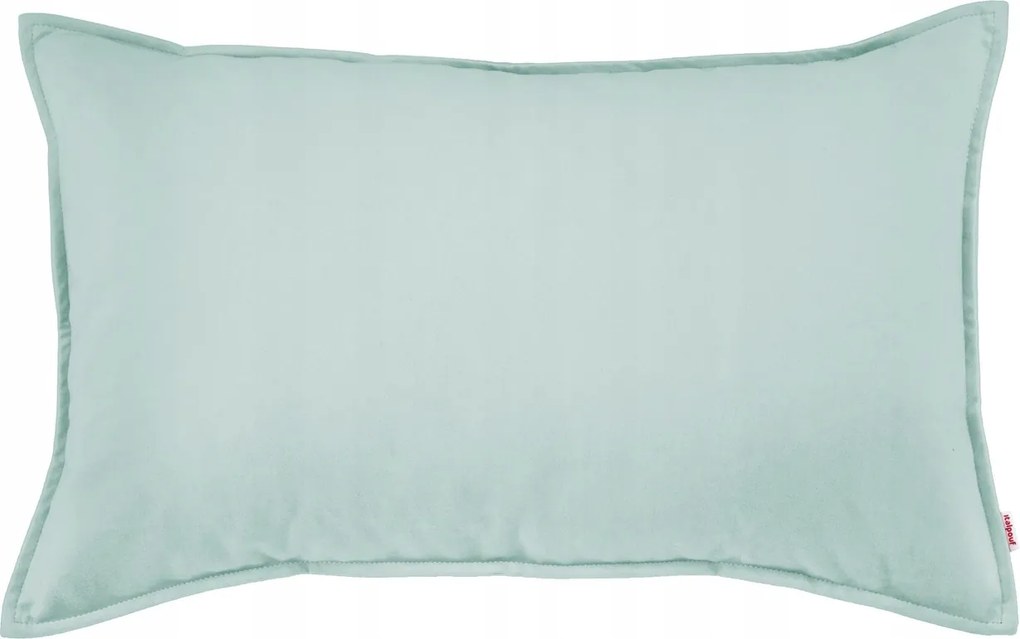 Dekorációs párna plüss menta 45x140