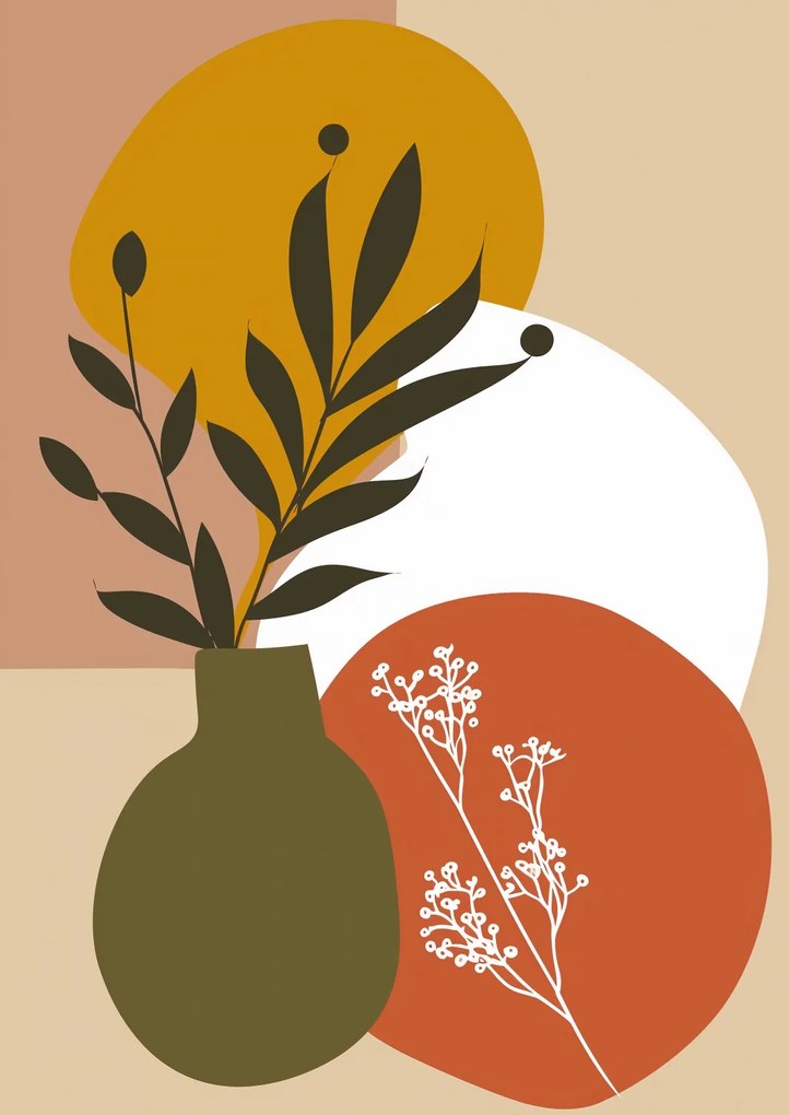 Poszter 29,7x42cm Virágok a Napban