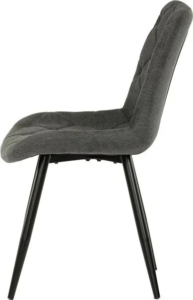 Étkezőszék, szürke, szövet, CT-382 GREY2