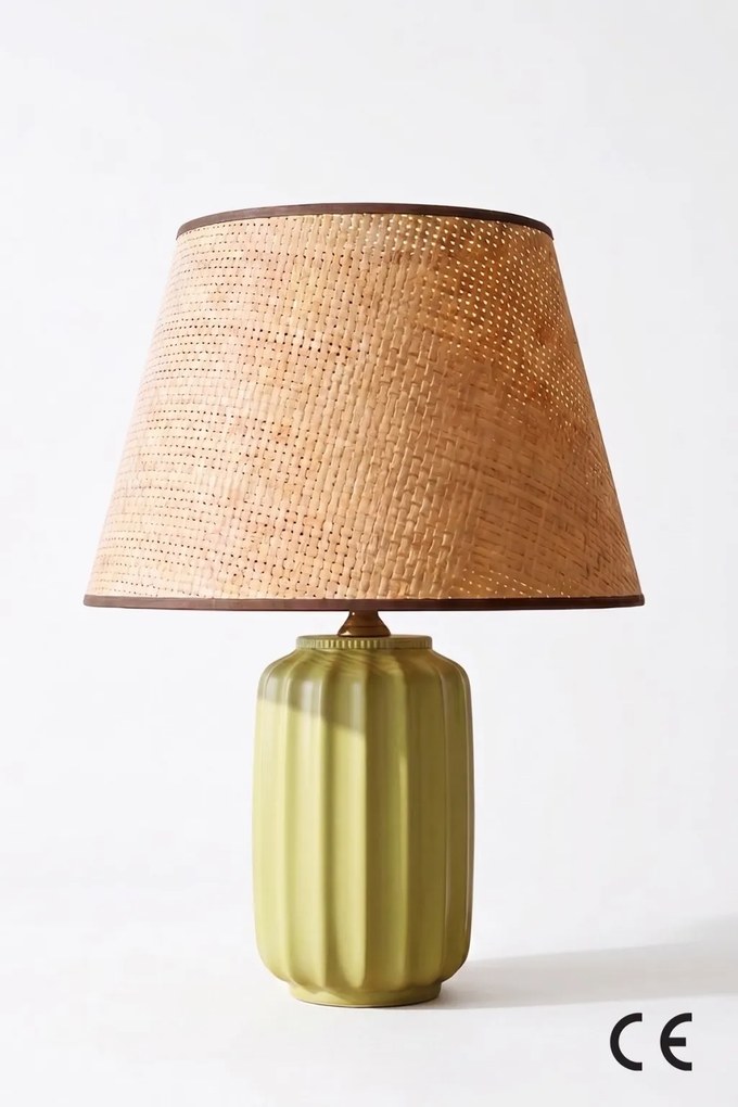 Pistacia kerámia éjjeli lámpa, Ø30 cm