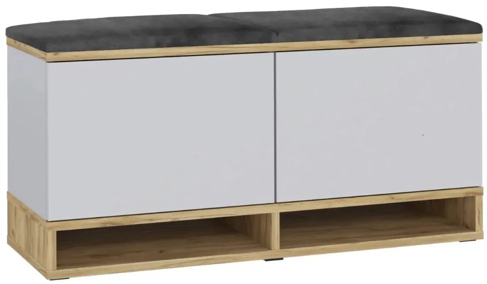 Előszobafal akasztós White/ Craft/ Grey
