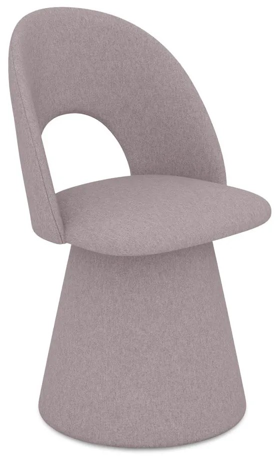 Levendula színű kárpitozott étkezőfotel Kalo – Makamii