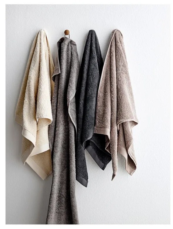 Barna frottír pamut törölköző 30x30 cm Comfort – Södahl