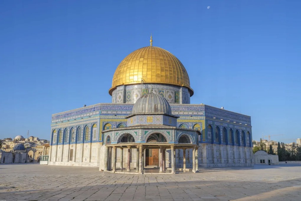 Poszter 91,5x61cm Al-Aksza mecset 2, Assaf Frank