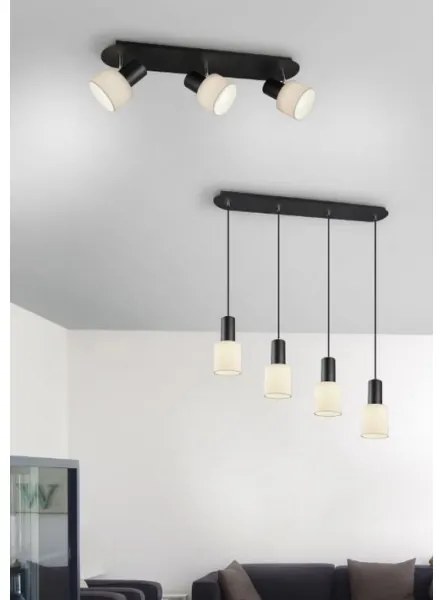 Trio - Spotlámpa WAILER 3xGU10/5W/230V fekete