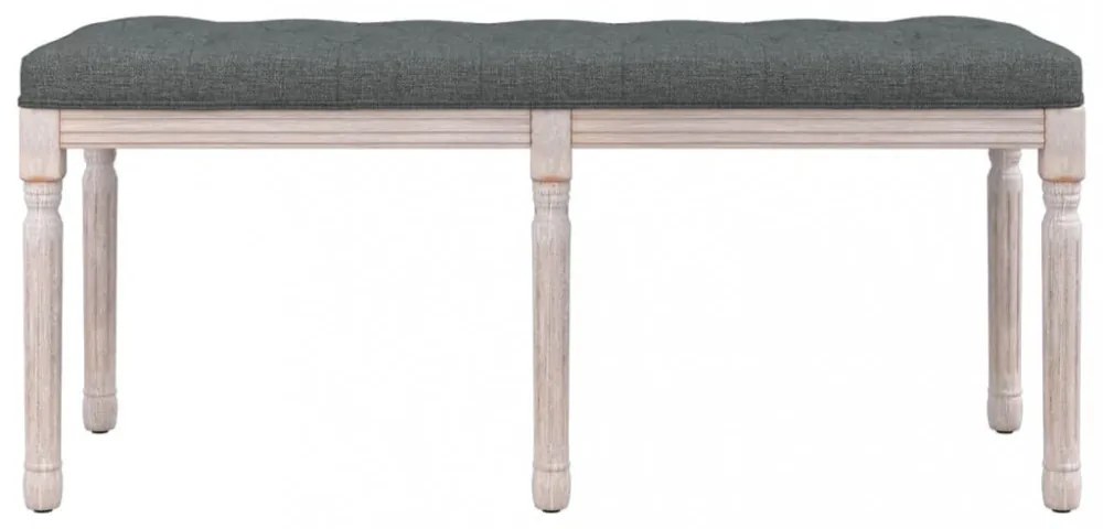 sötétszürke szövetpad 110x40x49 cm