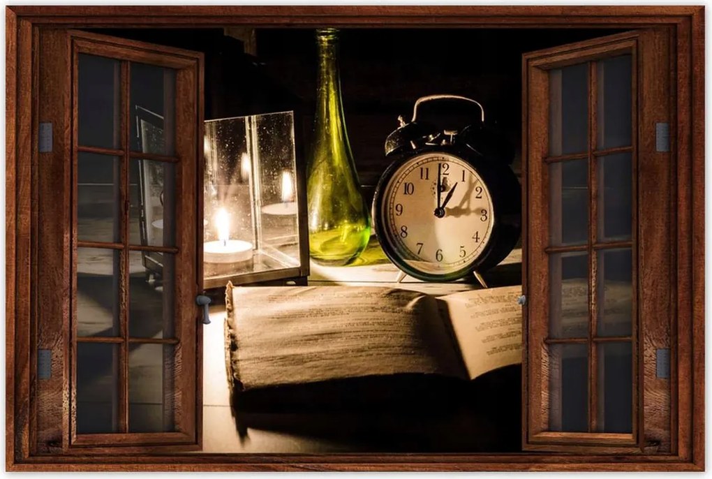 Poszterek 60x40 Olvasás gyertya mellett