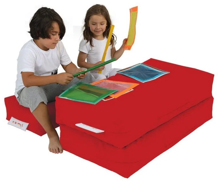 Piros gyerek kanapé 100 cm Nier – Floriane Garden