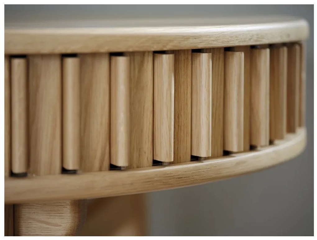 Design íróasztal Wally 120 cm természetes tölgy