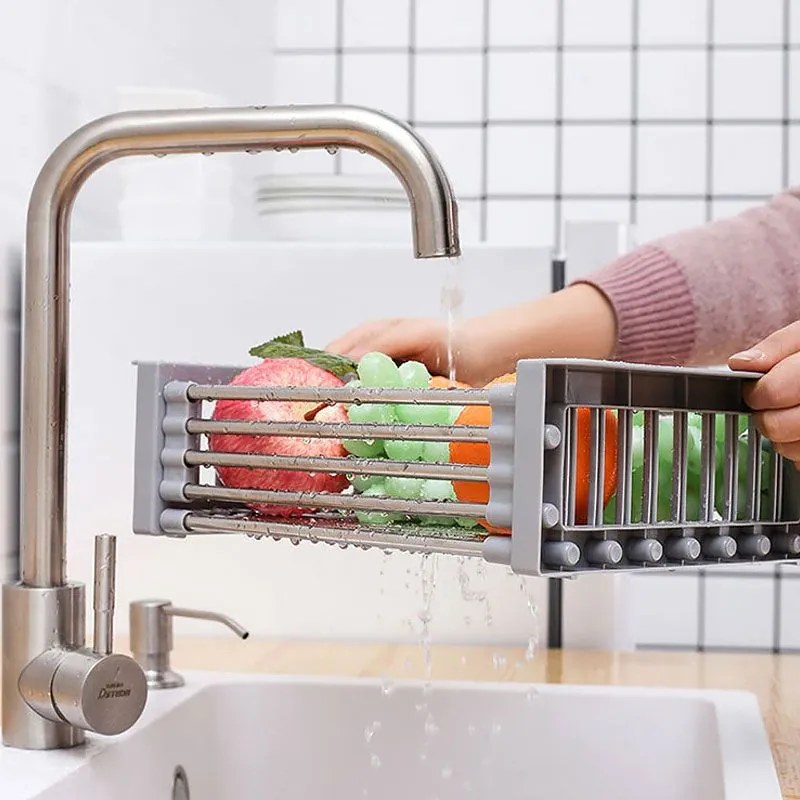 Teleszkópos csöpögtető mosogatóhoz szürke