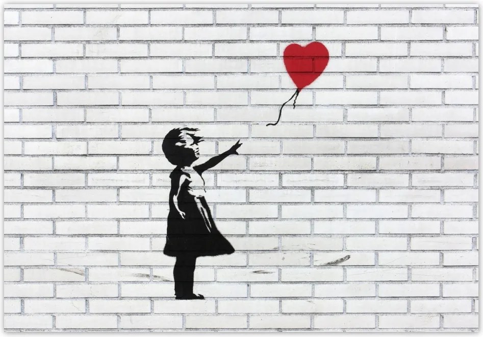 Fotótapéta flizelina 368x254 Lány lufival