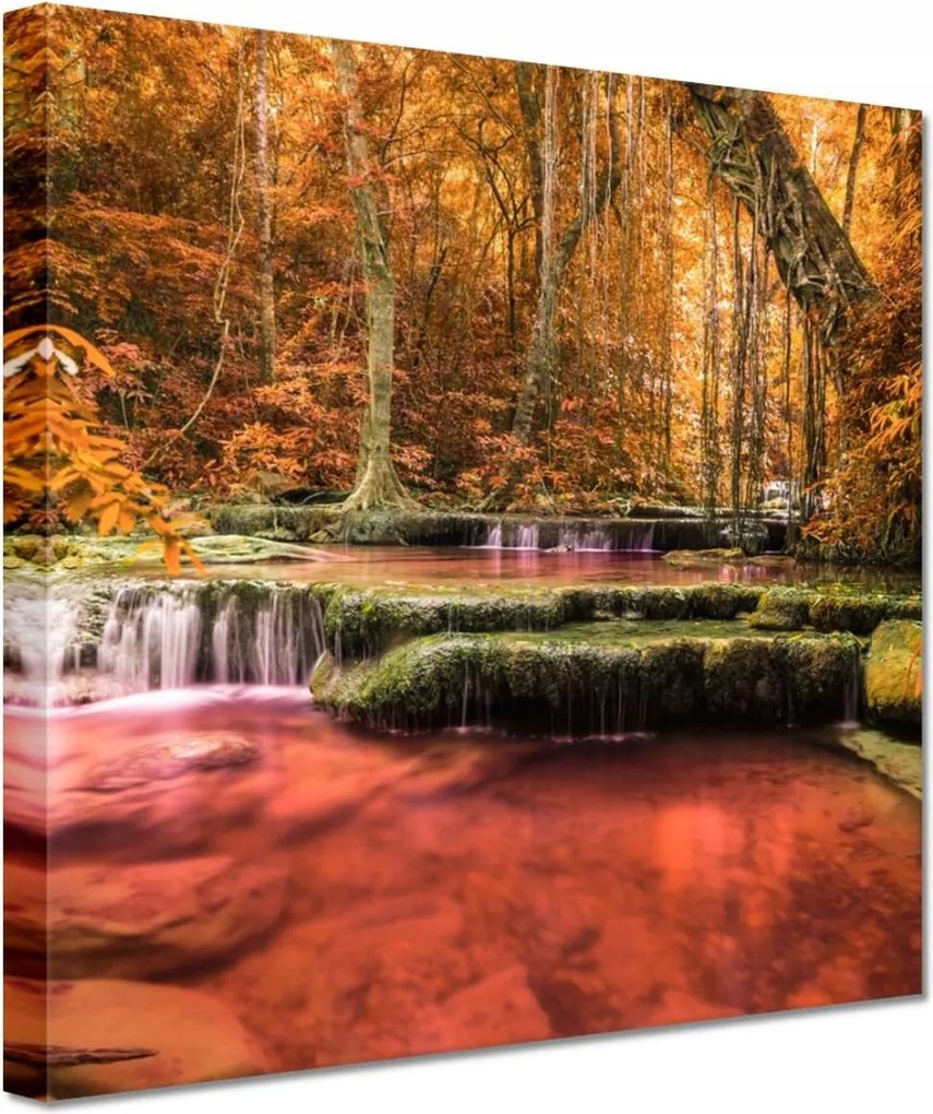 Vászonkép 20x20 Kanchanaburi vízesés