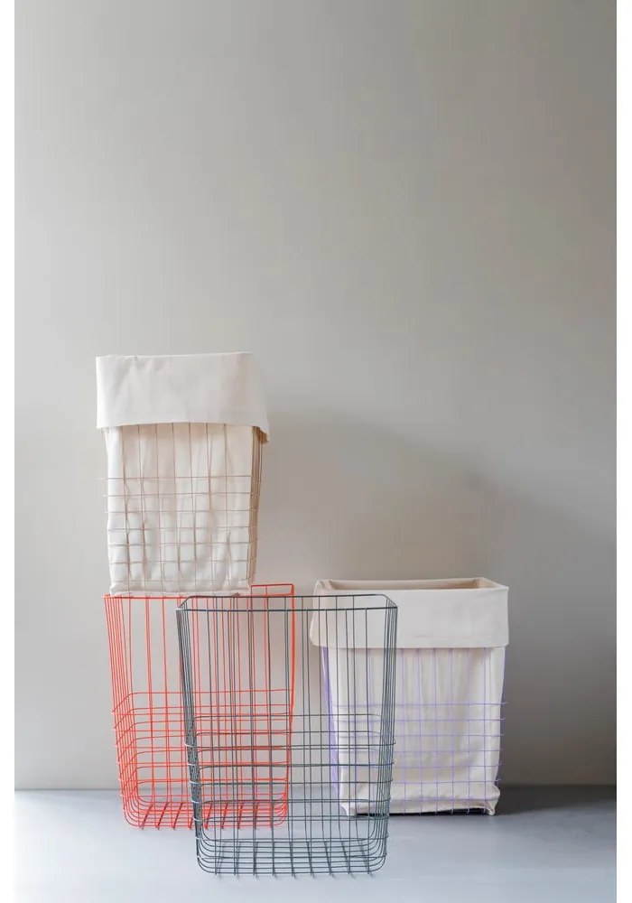 Zöld fém-textil szennyeskosár 64 l Store-It – Mette Ditmer Denmark