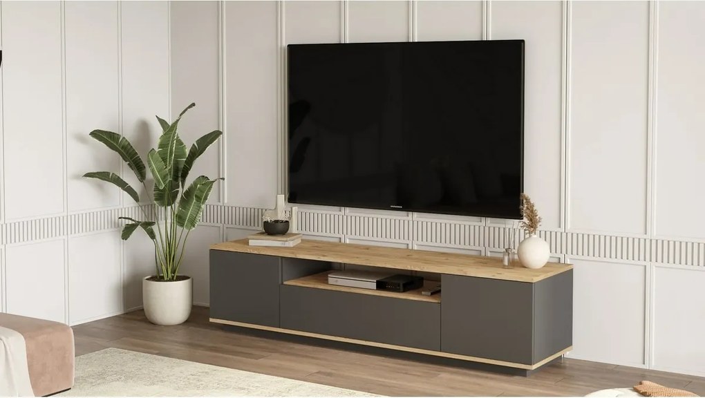 Fran Atlantic Pine and Anthracite TV-állvány