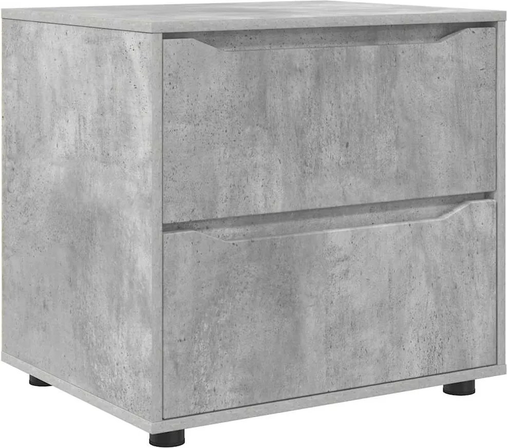 vidaXL Tárolószekrény Beton Szürke 60 x 48 x 57 cm Faanyag