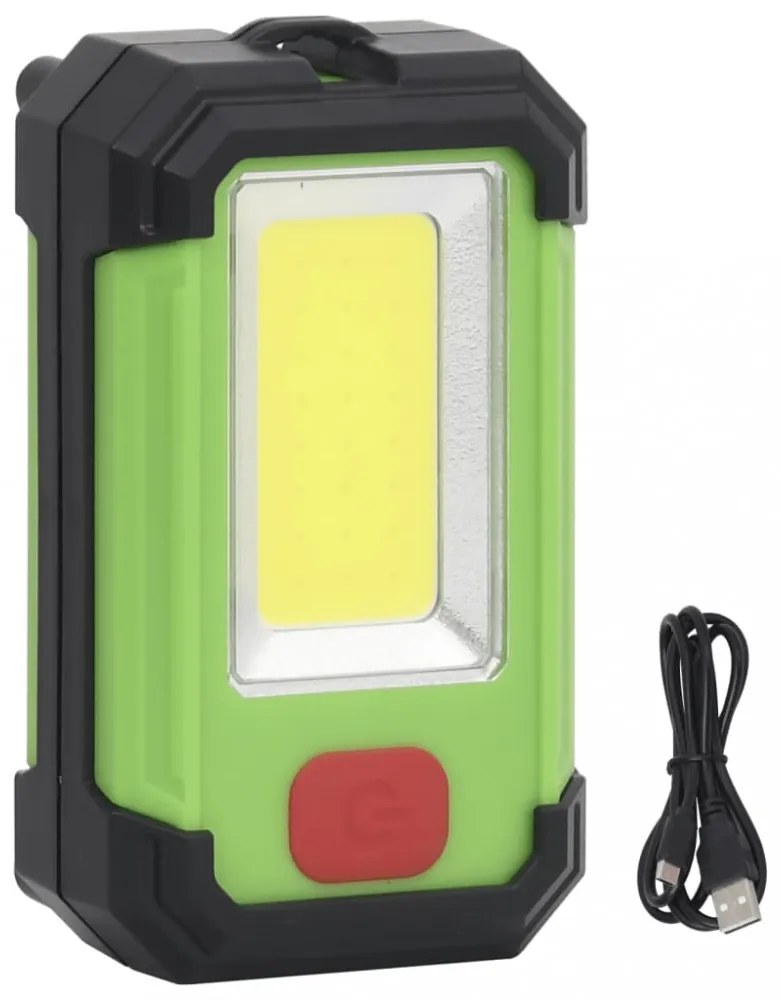 hideg fehér fényű hordozható napelemes LED-es reflektor 7 W