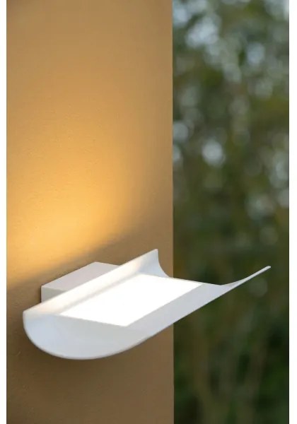 Lucide 27884/15/31 - LED kültéri fali lámpa DYVOR-LED LED/15W/230V fehér