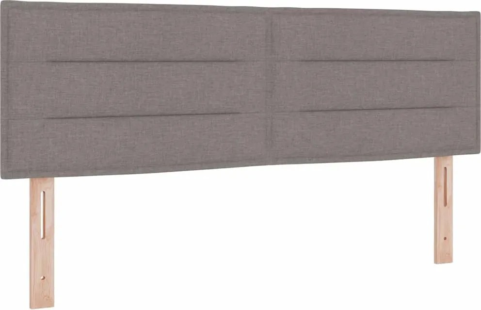 vidaXL Fejtámla Tópszínű 144 cm szövet