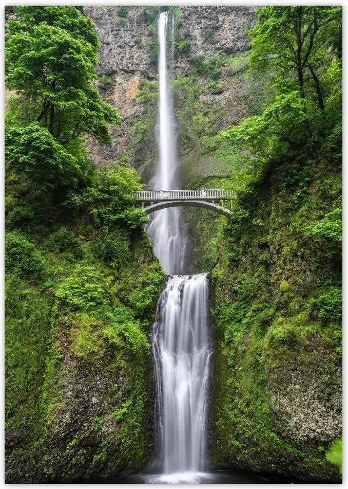 Poszterek A4 Pion Magas vízesés Kaszkád