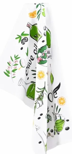 EMI OLIVE OIL mintás 3 db-os konyharuha szett