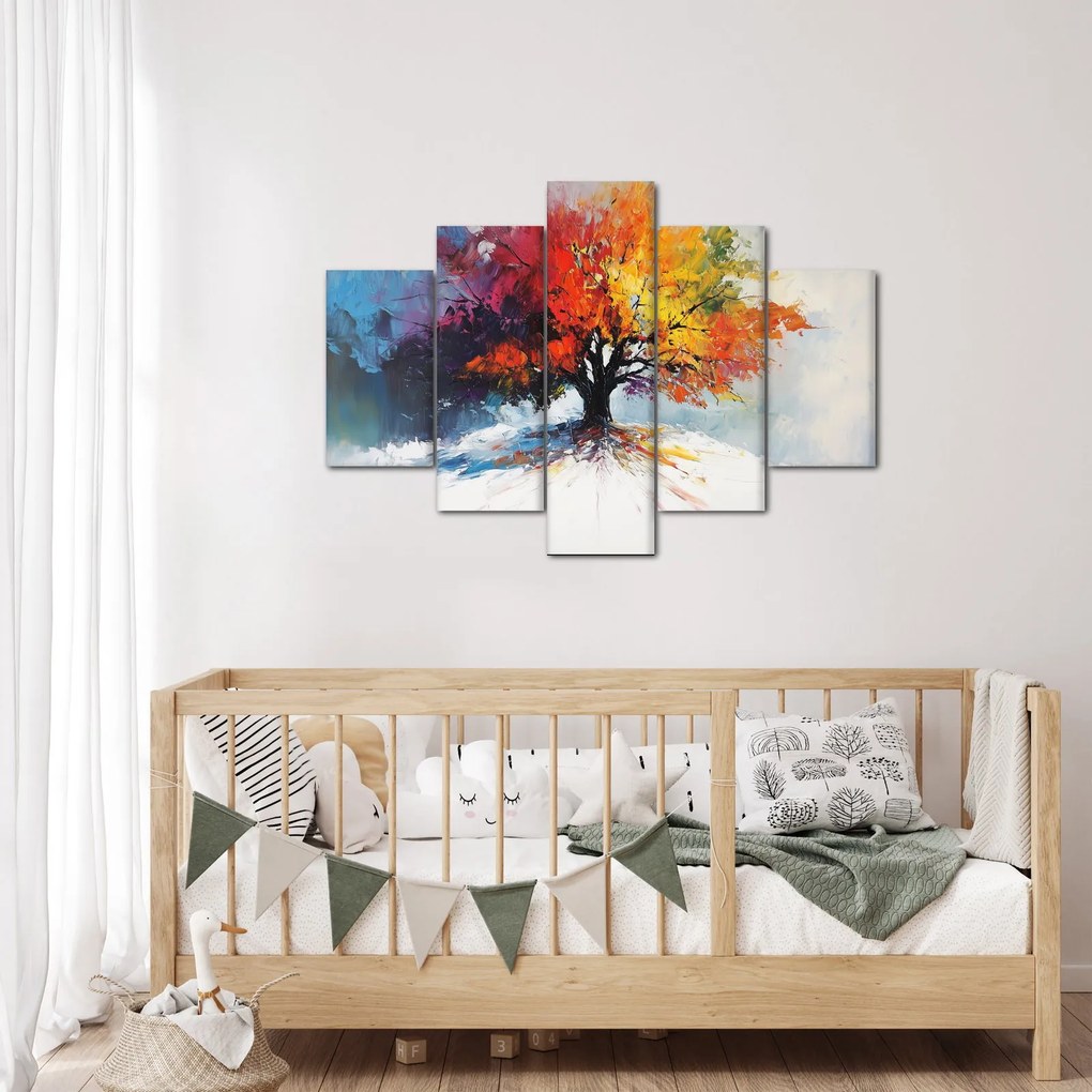 Kép - Színes fa (150x105 cm)