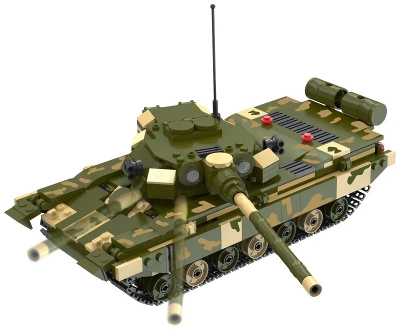 COGO® 3384 | lego-kompatibilis építőjáték | 780 db építőkocka | Nagy élethű tank