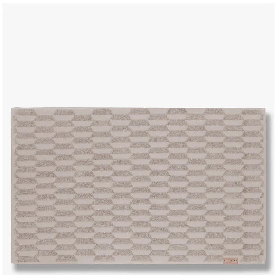 Bézs fürdőszobai kilépő 50x80 cm Geo – Mette Ditmer Denmark