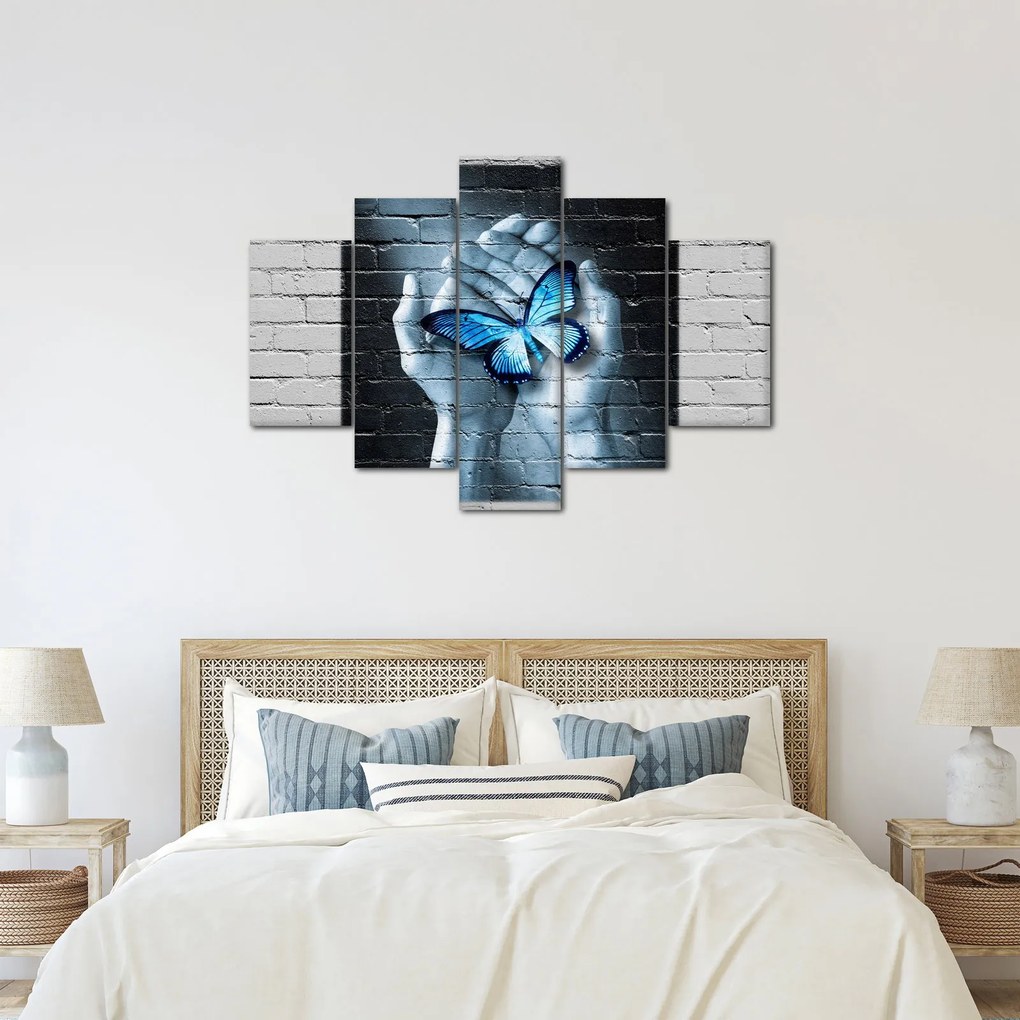A pillangó képe a falon (150x105 cm)
