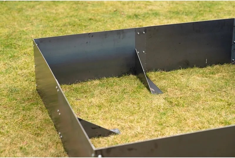 Alto Emelt ágyás 148 x 148 x 36 cm, corten CORGARDEN 1013