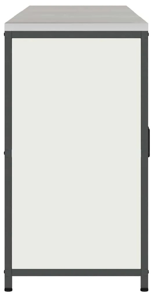 Konyhai Tároló Készlet polcokkal 3 pcs Fehér 210 x 50 x 92 cm