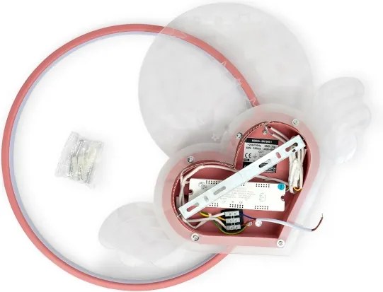 Brilagi - LED gyerekszobai mennyezeti lámpa LOVE LED/48W/230V 3000/4500/6000K rózsaszín