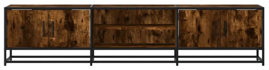 füstös tölgy színű szerelt fa TV-szekrény 180 x 35 x 41 cm