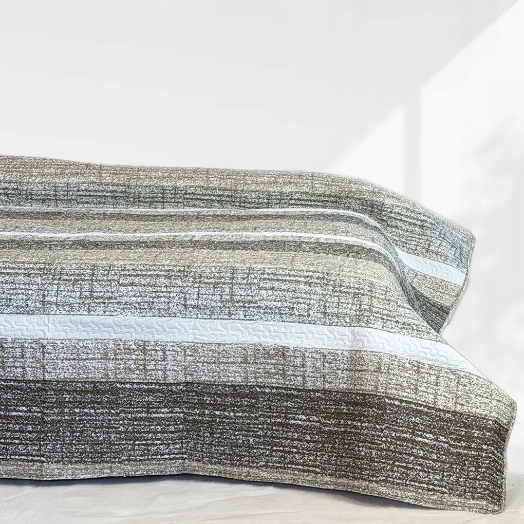 Kétoldalas ágytakaró Tavira Pled Kapa Bézs Bronz 220x240 cm