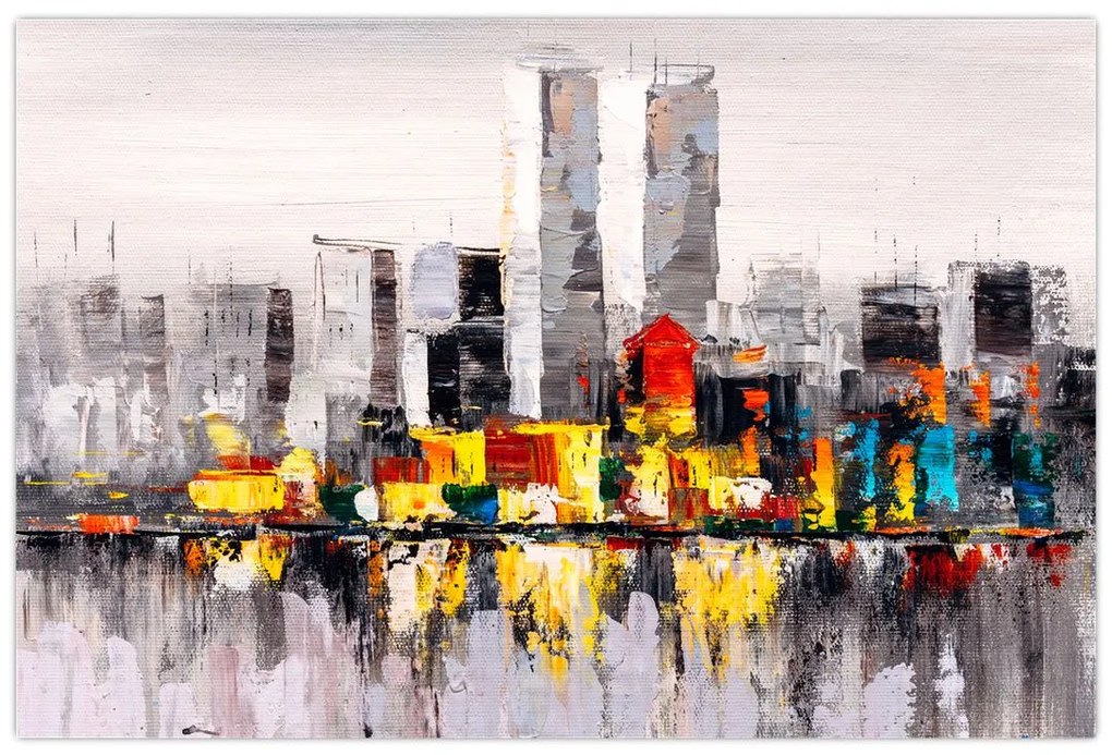 Kép - A nagyváros festménye (90x60 cm)