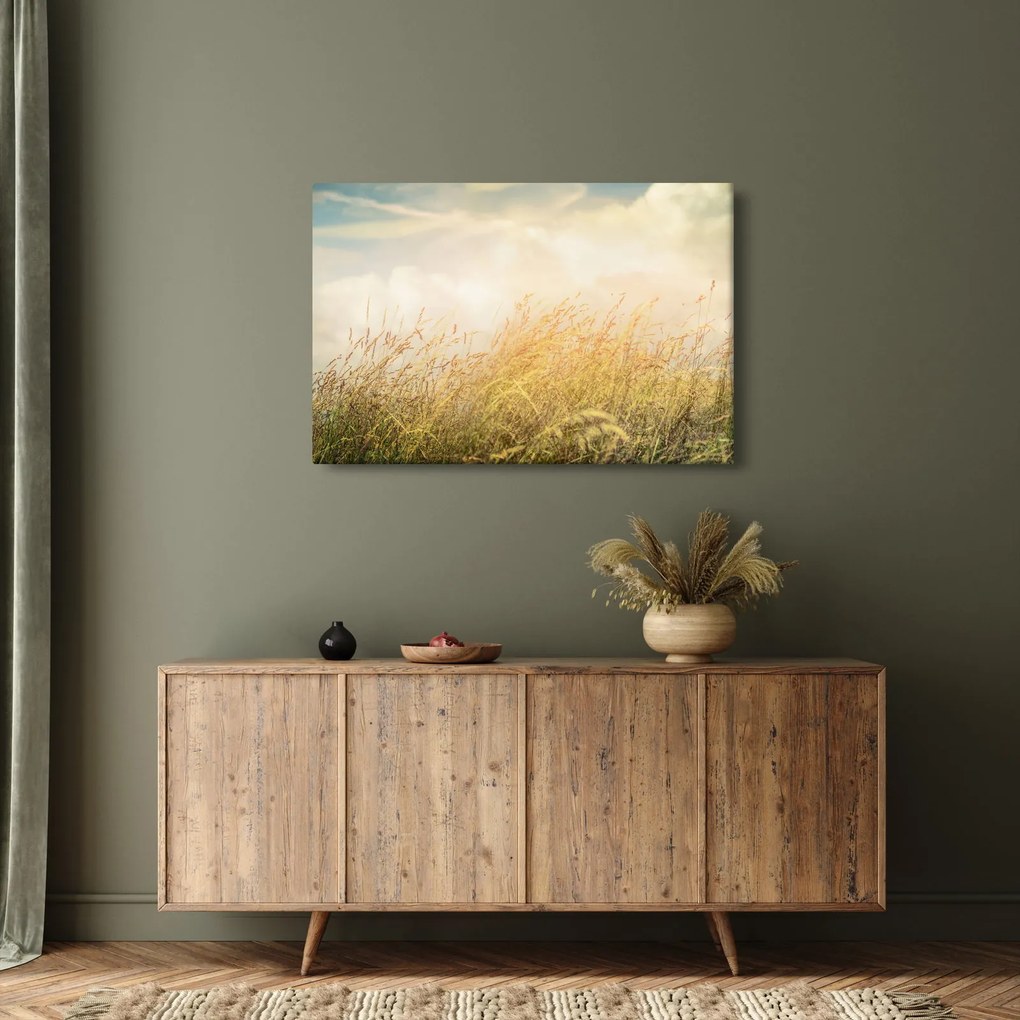 Kép - Mező ősszel (90x60 cm)