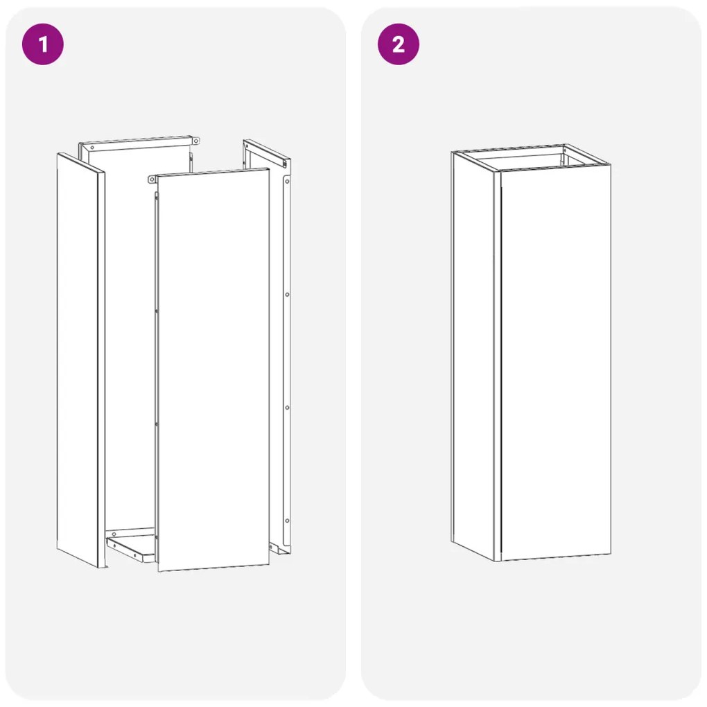 Esernyőtartó Fekete Fém Kompakt Minimalista Esernyőtartó