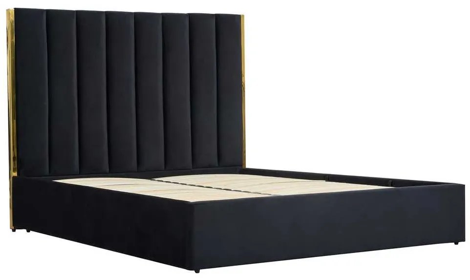 Ariella ágy 160 x 200 cm, fekete