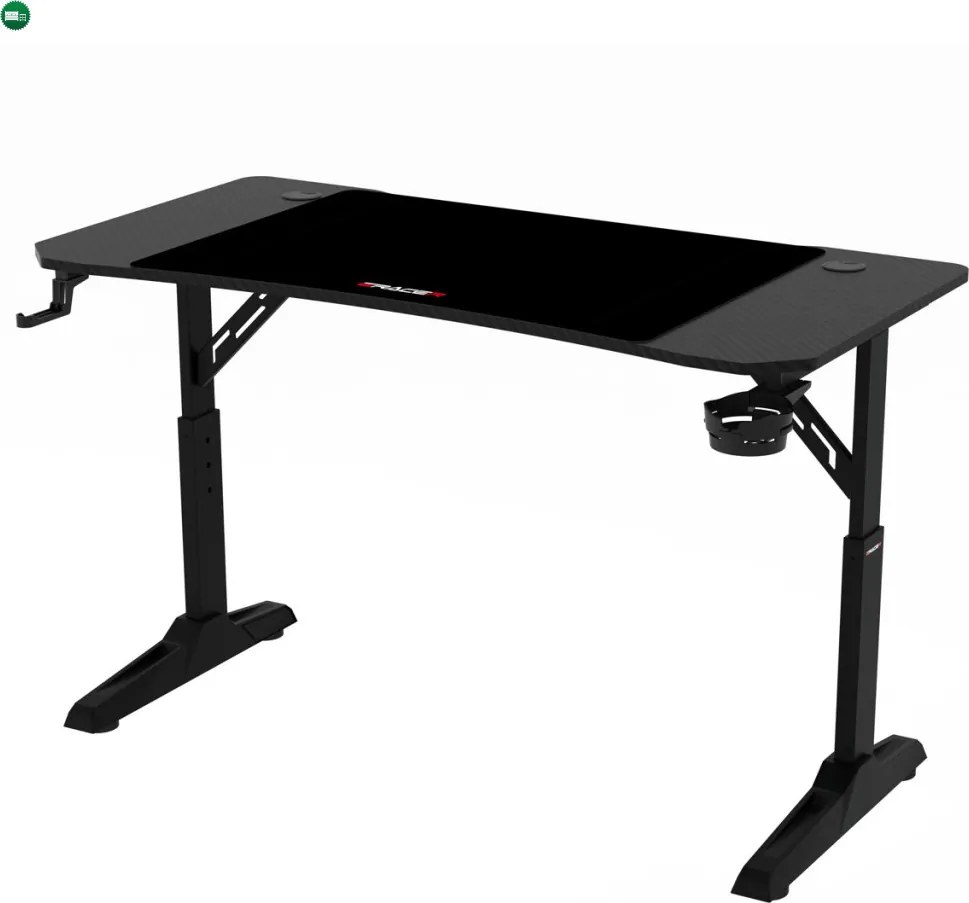 NERO karbon gamer asztal 160 × 60 cm