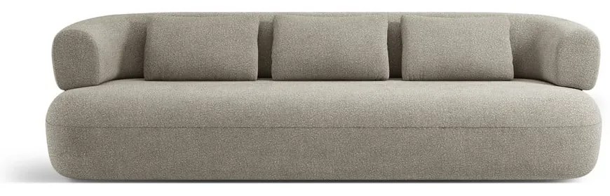 Világosszürke buklé kanapé 226 cm Jenny – Micadoni Home