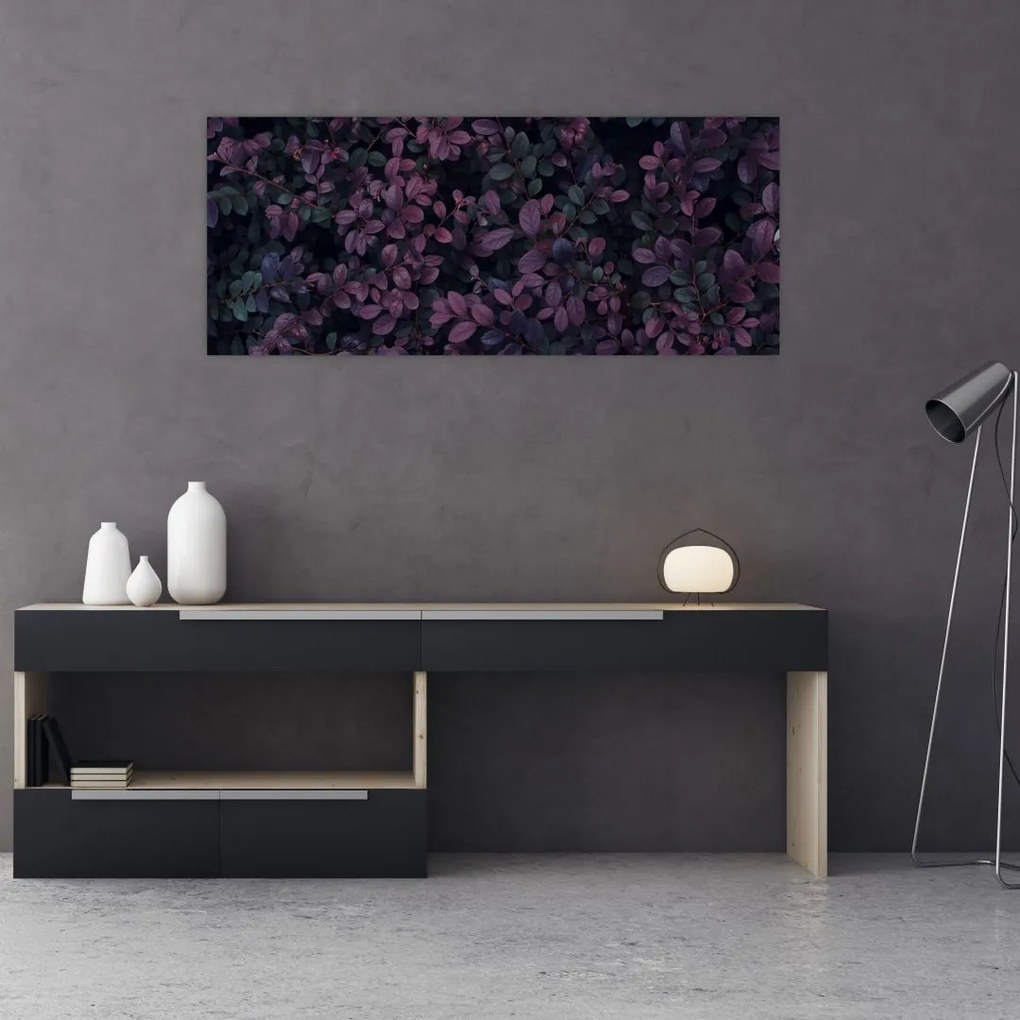 Sötétvörös levelek képe (120x50 cm)