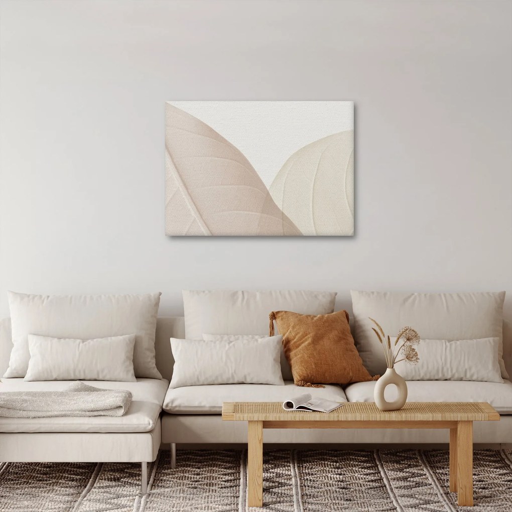 Kép - Texturált levelek (70x50 cm)
