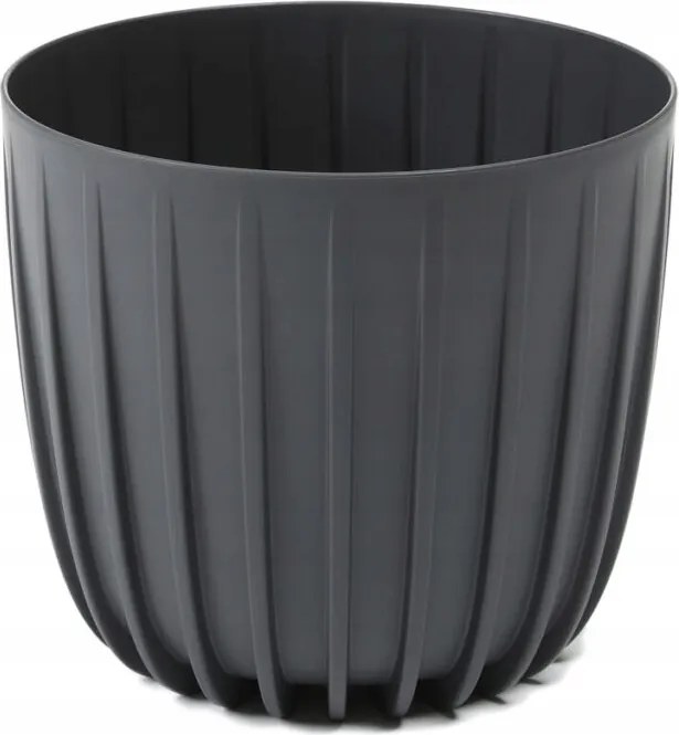 Virágtartó Fedő Alacsony Mira 15,6 CM Antracit Lamela