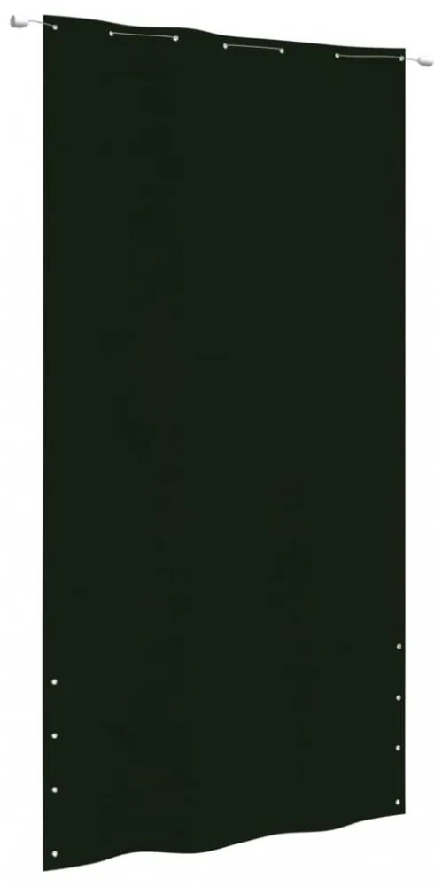 sötétzöld oxford-szövet erkélyparaván 140 x 240 cm