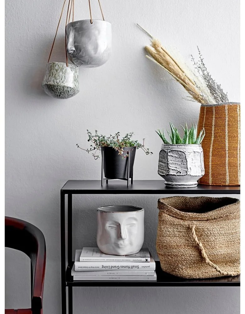 Ignacia fehér terrakotta virágcserép, magasság 15,5 cm - Bloomingville