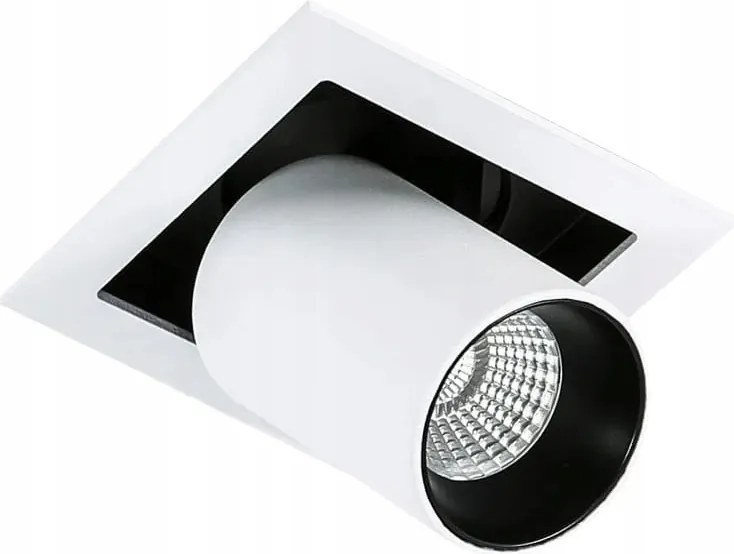 Süllyesztett lámpatest állítható spot Led fehér fekete 4000K Italux
