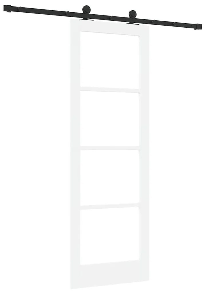 Csúszóajtó ORKDAL Fehér 73.5 x 211 cm Fa és fém