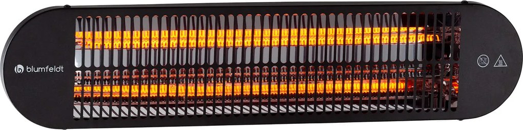 Blumfeldt Gold Bar 2000 Swing, infravörös hősugárzó, 2000 W, 60° forgás