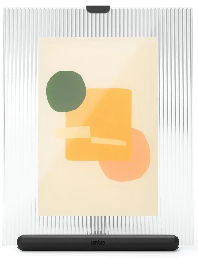 Fekete üveg álló képkeret 16x20 cm Flute – Umbra